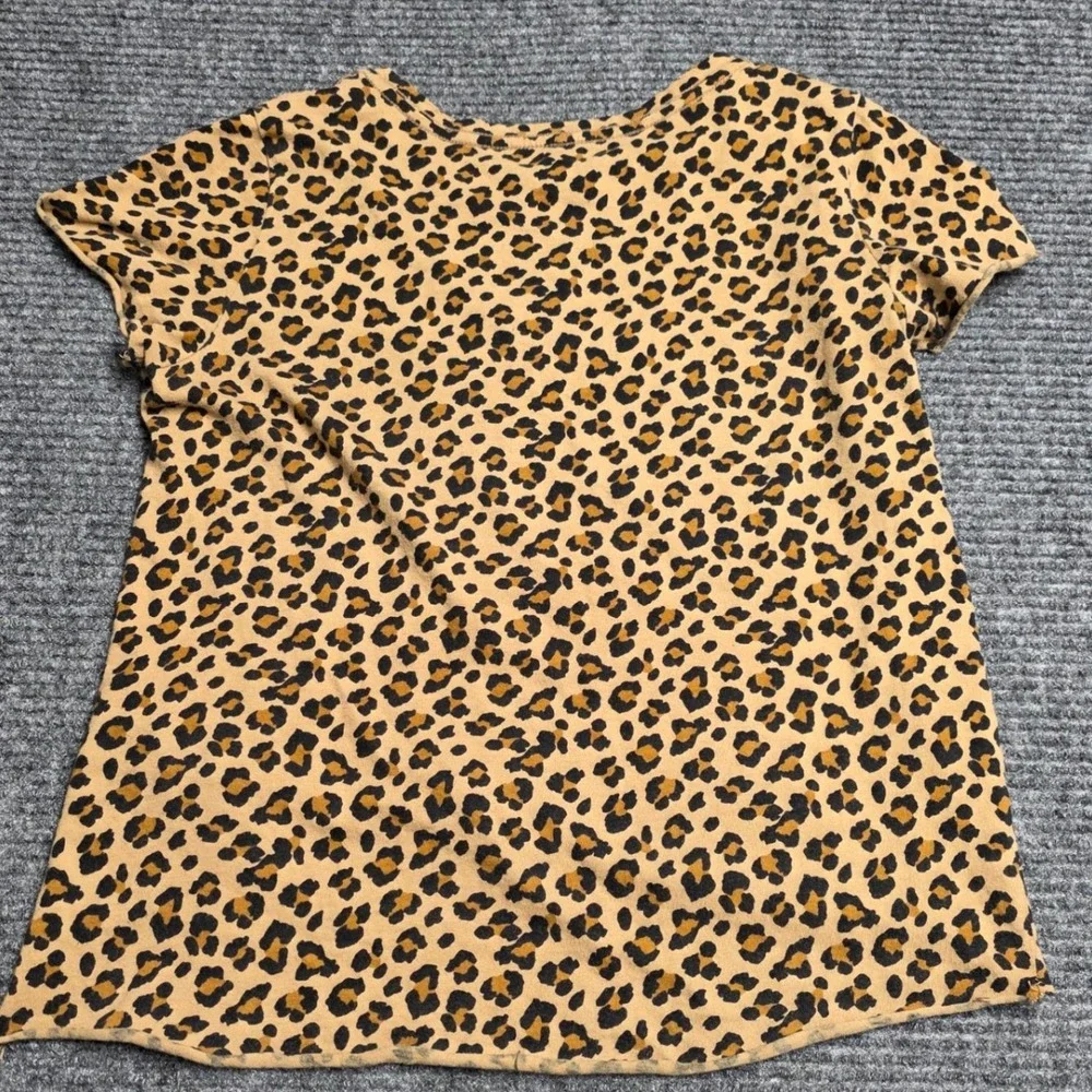 Old Navy Leopard Print Pajama Set Softest Tee and Leggings‎ Girl's Size XL 14-16